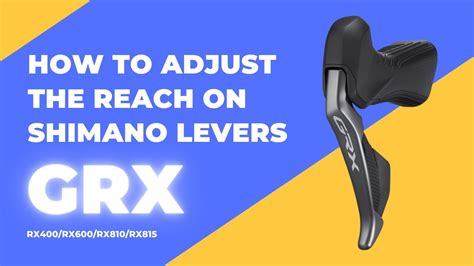 Adjusting Grx Brake Levers