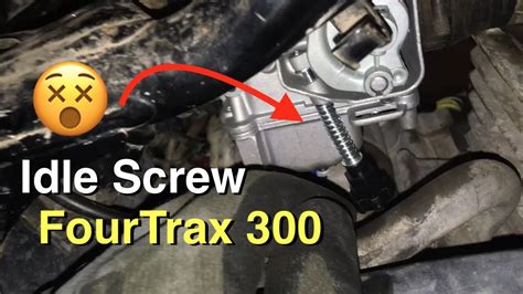 Adjusting Idle Screw Does Nothing