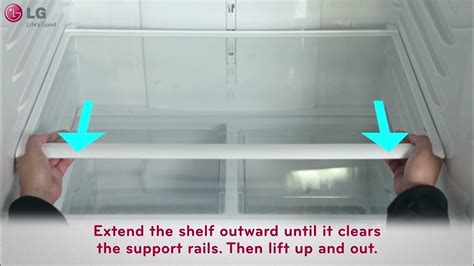 adjusting lg refrigerator shelves