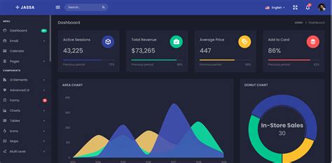 admin dashboard template free download react js