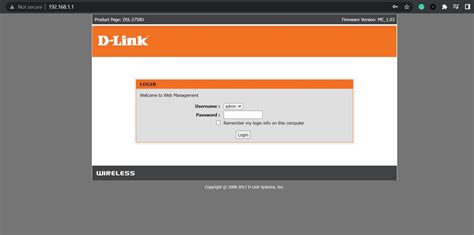 Admin Panel Of Router