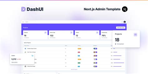 admin panel template nextjs
