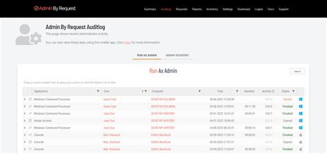 Feature Focus The macOS & Linux Client User Interfaces » Admin By Request