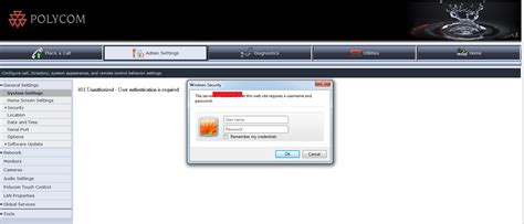 How to Bypass the "Update Admin Password" Screen on the Poly