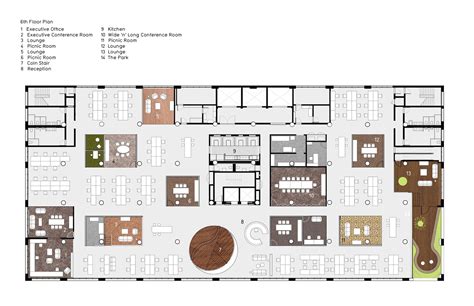 administration offices floor plan