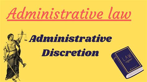 administrative discretion ap gov definition