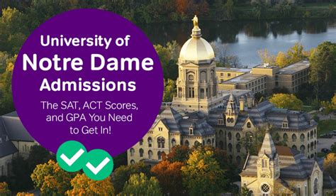 admission requirements for notre dame