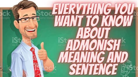 admonish meaning in english