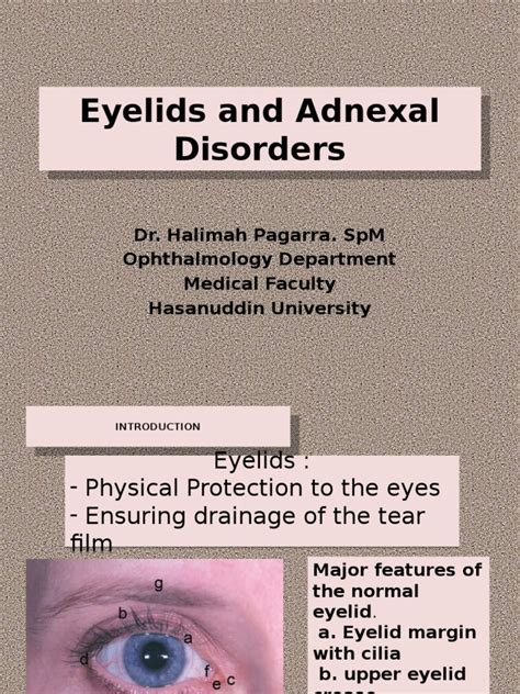 adnexa eye disorder
