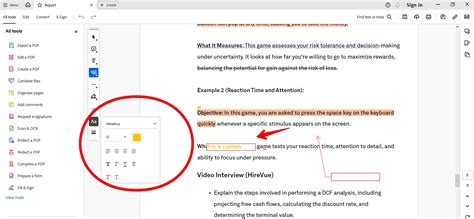 Adobe PDF Reader Annotation Tools