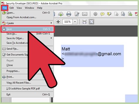Adobe PDF security features