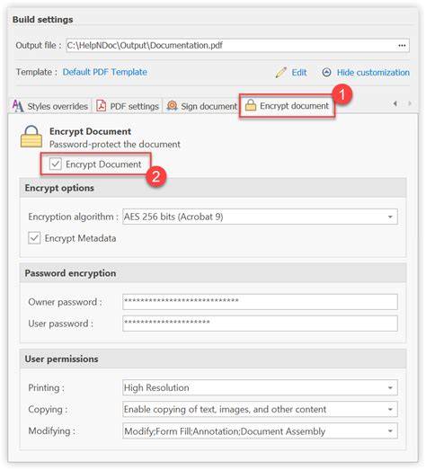 adobe pdf security and encryption