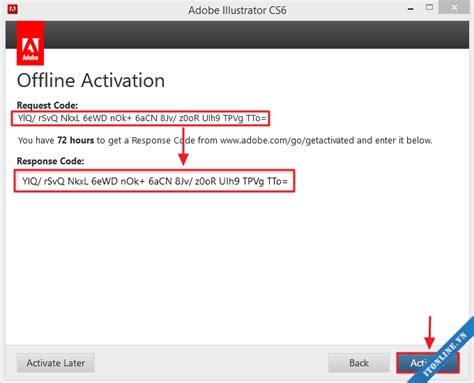 adobe photoshop cs6 extended offline activation response code