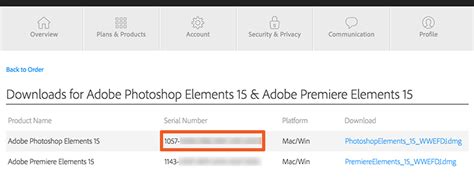 Find Elements Serial Number