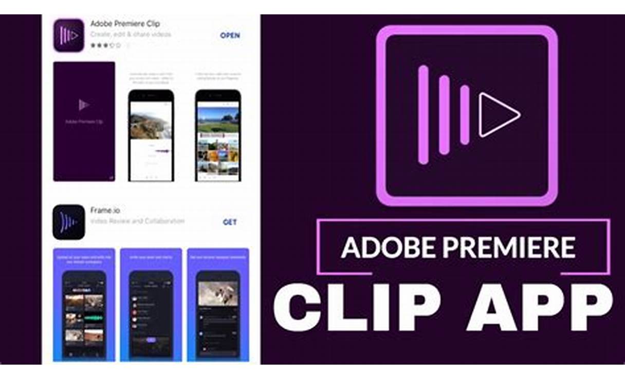 Adobe Premiere Clip App