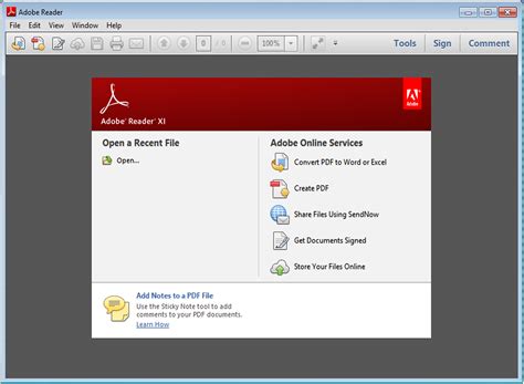Adobe Reader File Format Support
