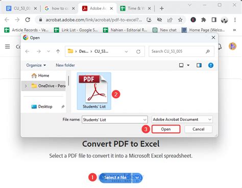 Adobe Reader to Excel Converter Tool