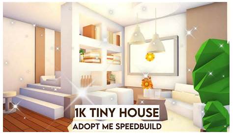 ADOPT ME TINY HOME Speed Build and Tour | Cozy Aesthetic Affordable