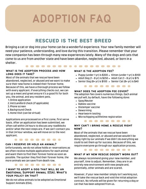 adoption faq