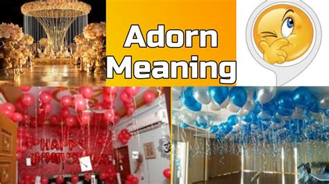 adorn meaning in english