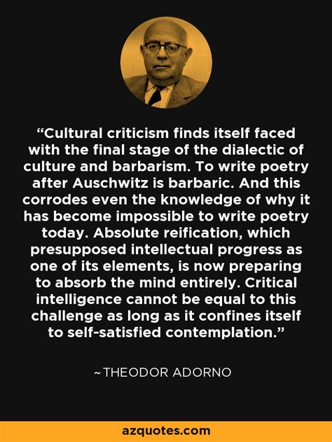 adorno cultural criticism and society