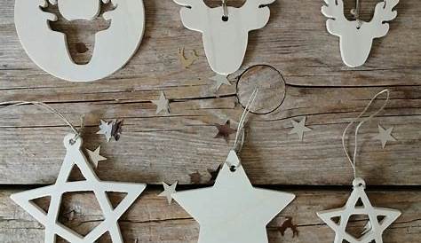 Cómo hacer adornos de Navidad de madera | ECOHOUSES