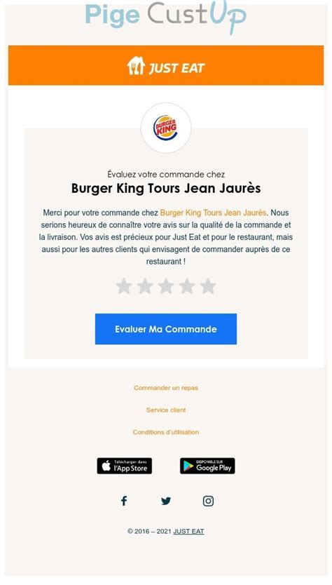 adresse mail burger king