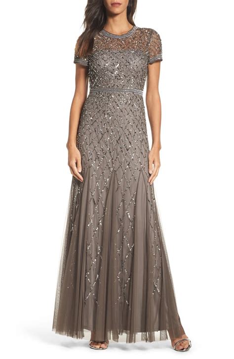 adrianna papell gowns petite sale nordstrom