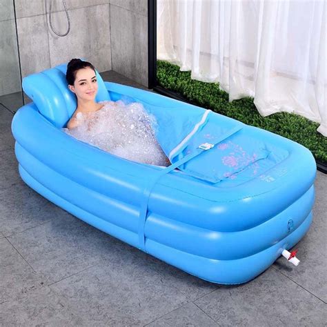 Adult Spa folding Portable bathtub inflatable bath tub 150x90x78cm