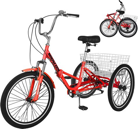 adult 24 inch folding tricycle