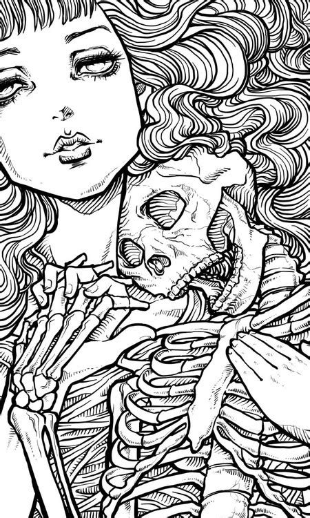 adult coloring pages free printables gothic