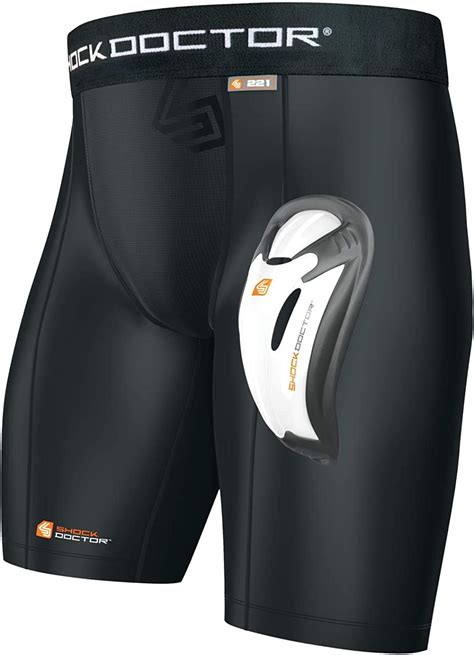 adult compression shorts with cup
