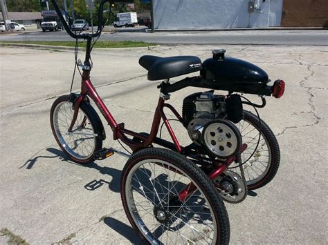 adult tricycle with gas motor