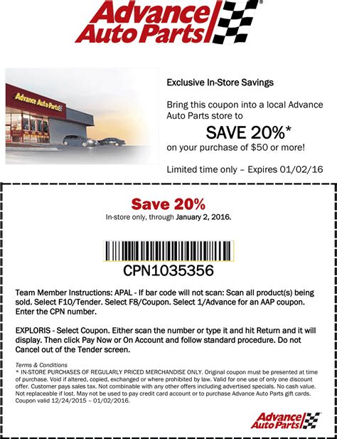 Advance Auto Parts Coupon: Get Great Deals On Automotive Parts In 2023