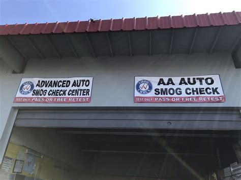 advance auto smog check center