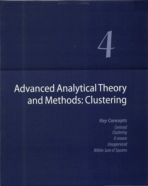 advanced analytical theory and methods