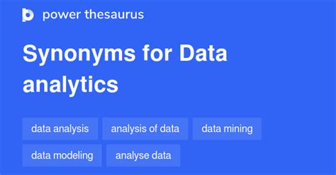 advanced analytics synonym