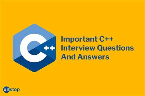 advanced c++ interview questions and answers for experienced