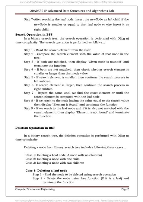 Advanced Data Structures And Algorithms Lab Manual For M.tech
