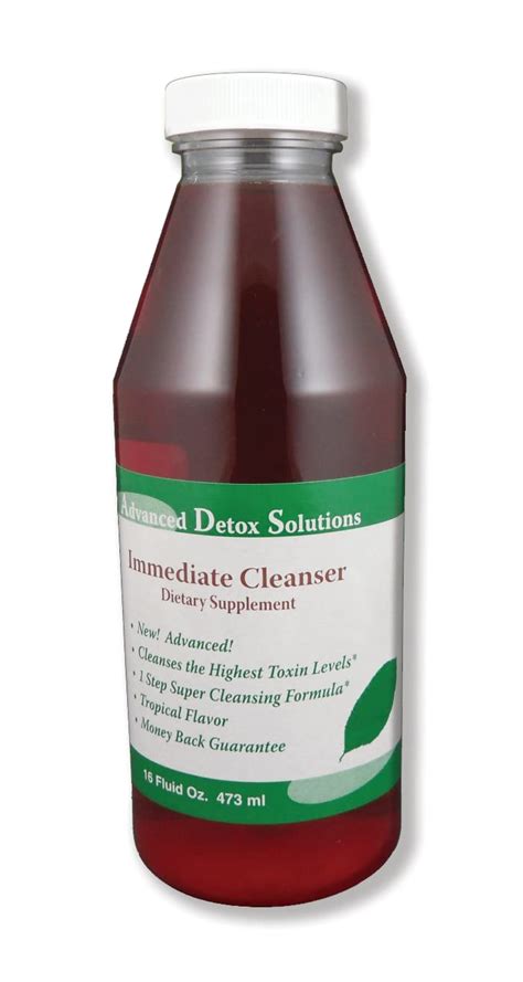 advanced detox solutions immediate cleanser