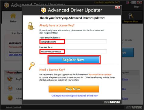 advanced driver updater license key