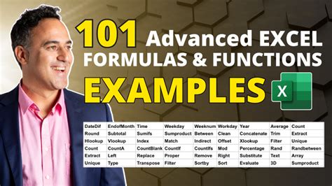5 Advanced Excel Formulas