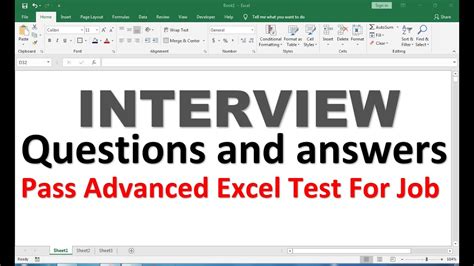 advanced excel interview questions and answers for data analyst