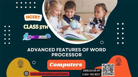 advanced features of word processor class 5 questions and answers