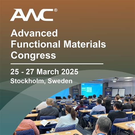 +14 Advanced Functional Materials Congress Latest