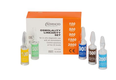 Advanced Instruments Osmometer Calibration Standards
