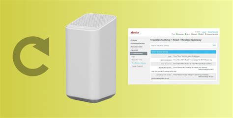advanced internet troubleshooting xfinity gateway is not found