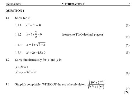 advanced mathematics questions and answers pdf grade 12 term