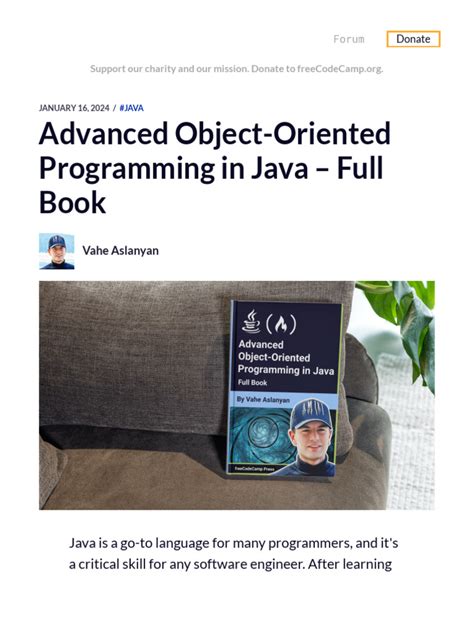 advanced object oriented programming in java full book