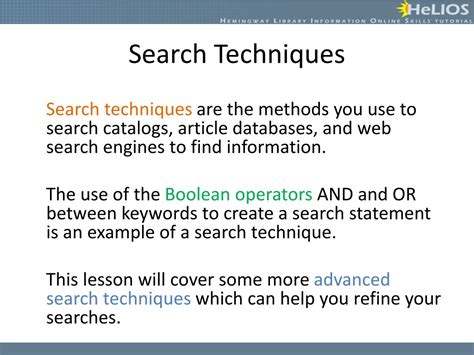 advanced search techniques in seo